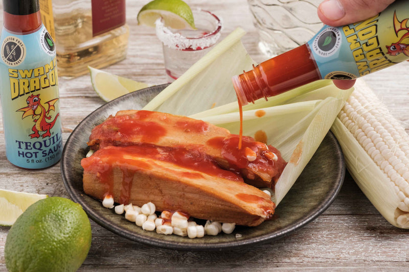 Tequila Dragon on tamales